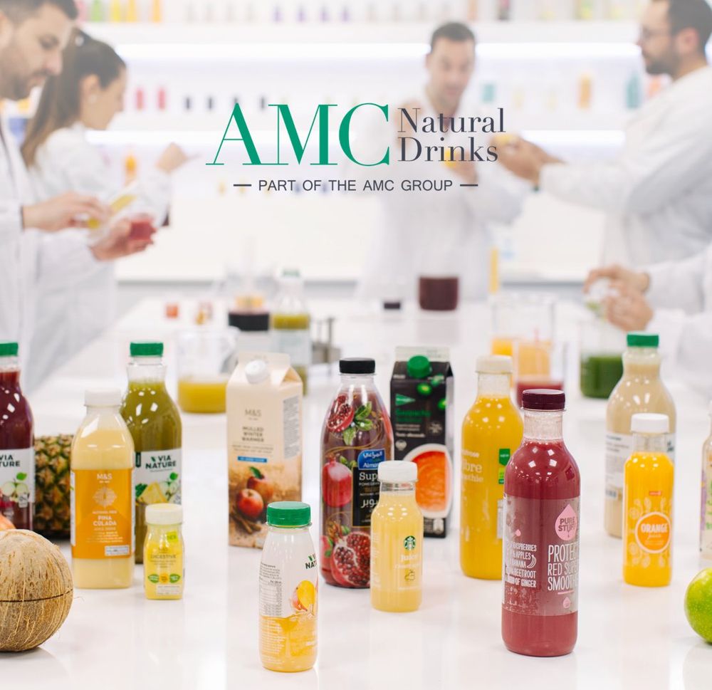 AMC Natural Drinks sigue creciendo con la compra de una firma de bebidas naturales portuguesa