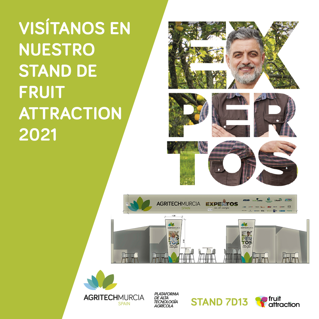 AgritechMurcia presenta en Fruit Attraction sus soluciones adaptadas para una agricultura más eficaz y sostenible