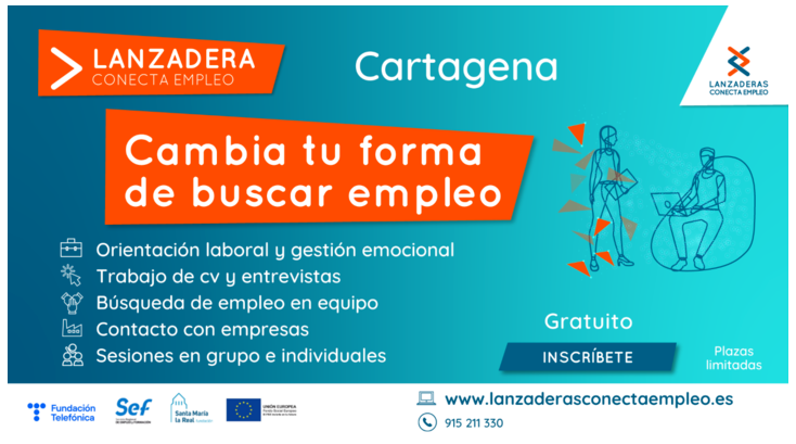 Cartagena pondrá en marcha la nueva 'Lanzadera Conecta Empleo' en octubre