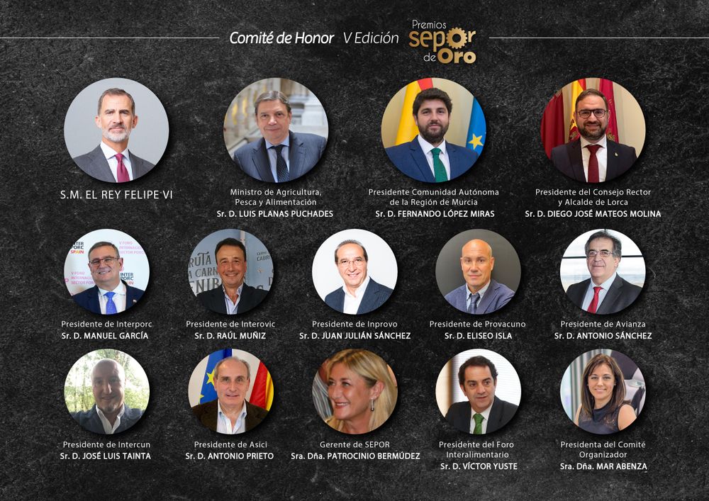 La Casa Real, miembro del Comité de Honor de los V Premios Nacionales Sepor de Oro