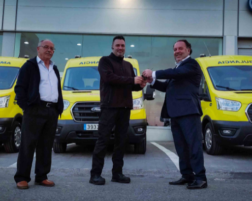Grupo Terramovil, a través de Ford Arcomovil, dota a S.A.M.U. Ambulancias de una nueva flota de vehículos