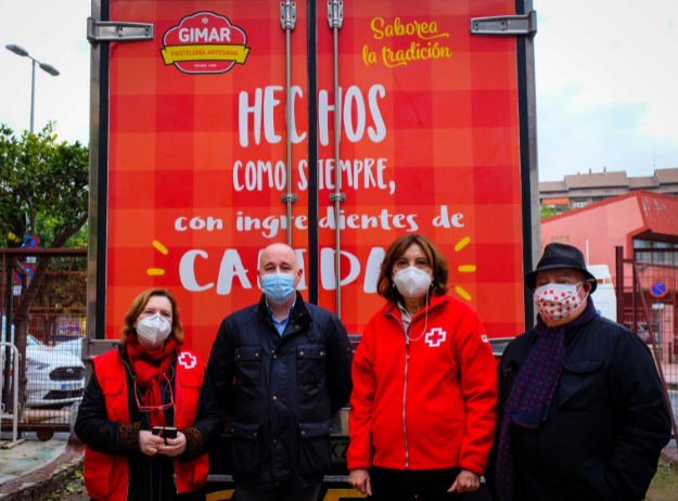 Pastelería GIMAR dona 6.000  productos estas navidades para Cruz Roja