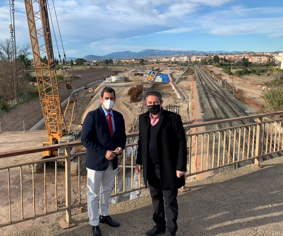 1,2 millones para el soterramiento del Corredor Mediterráneo a su paso por Alcantarilla