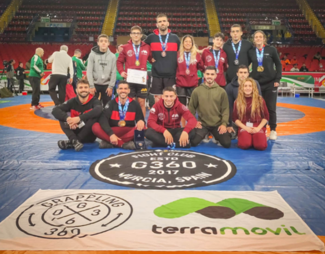 Éxito en los campeonatos de España de lucha Grappling de los deportistas patrocinados por Grupo Terramovil