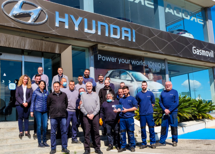 Hyundai Gasmovil, entre los diez mejores de España en servicio posventa del año 2021