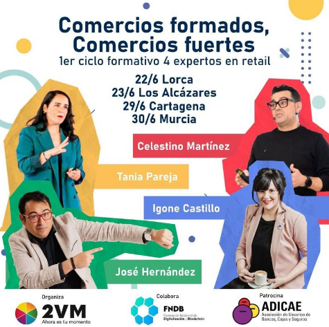 'Comercios formados, comercios fuertes' reúne cuatro expertos en retail, marketing y digitalización
