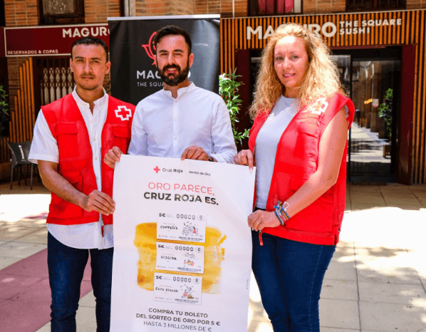 Maguro Square Sushi colabora con la campaña solidaria del Sorteo de Oro de Cruz Roja
