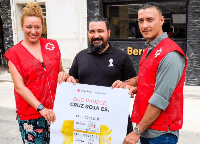La cadena de restauración La Bernarda colabora con la campaña solidaria del Sorteo de Oro de Cruz Roja