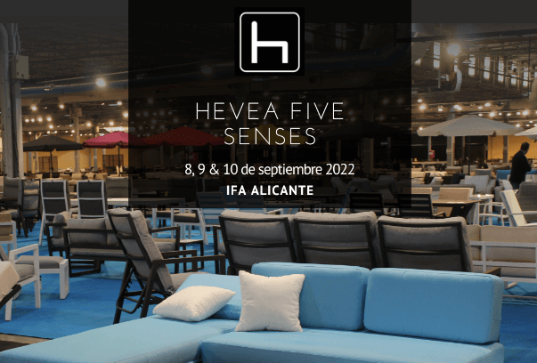 Hevea Outdoor Furniture, único fabricante español de mueble de exterior, acoge a clientes profesionales en su Feria "Hevea Five Senses"