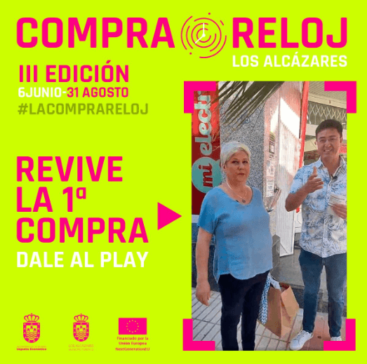 La 'Compra-Reloj' de Los Alcázares genera durante el verano más de 5.000 compras en el comercio local