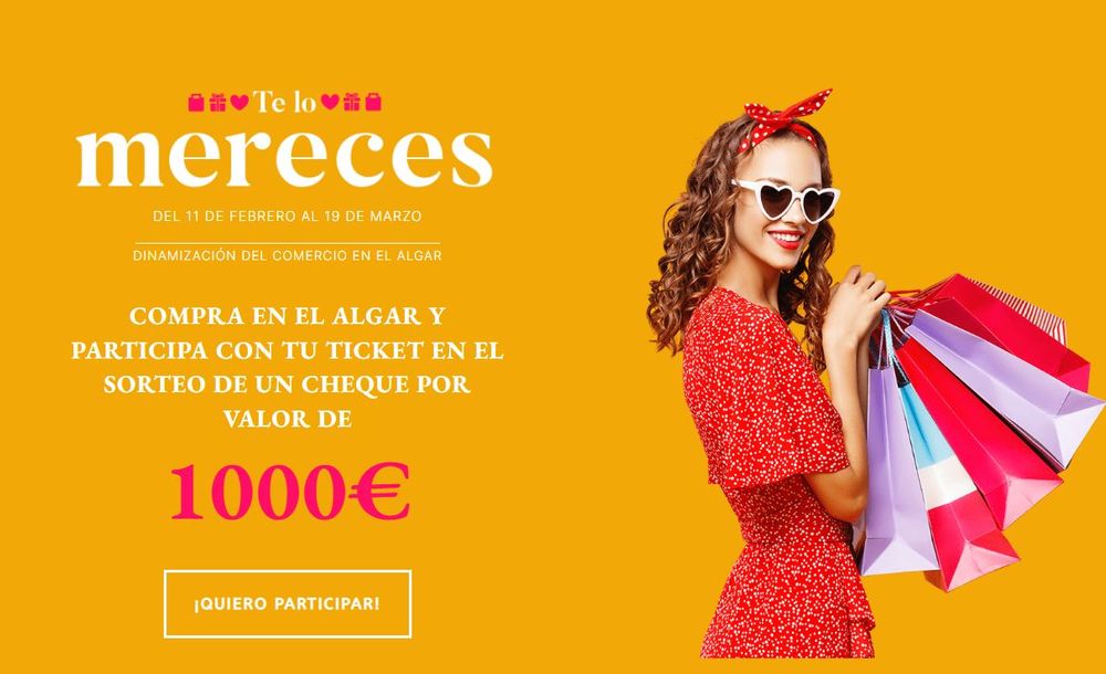 'Te lo mereces', la campaña de El Algar que premiará a los que compren sus regalos de San Valentín y el Día del Padre