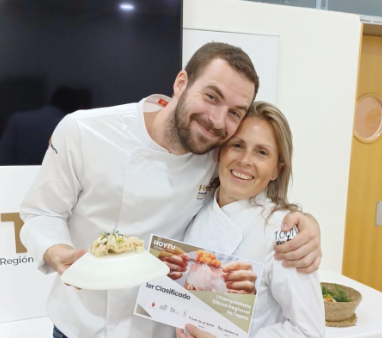 Miguel Hernández, del restaurante Por Herencia, ganador del I Campeonato oficial regional de Tapas organizado por HoyTú