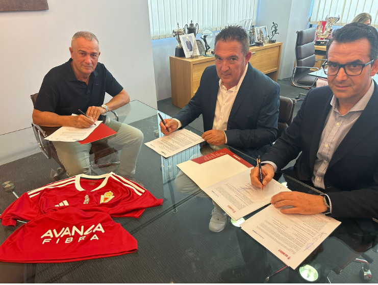 Avanza Fibra, patrocinador oficial del Real Murcia CF