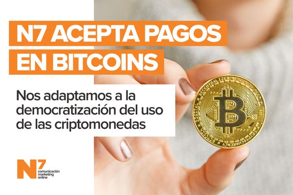 La agencia de comunicación N7 incorpora el Bitcoin en sus métodos de pago