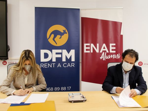 DFM Rent a Car y ENAE Alumni firman un acuerdo de colaboración
