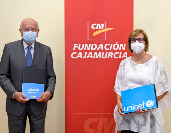 La Fundación Cajamurcia brinda su apoyo a Unicef