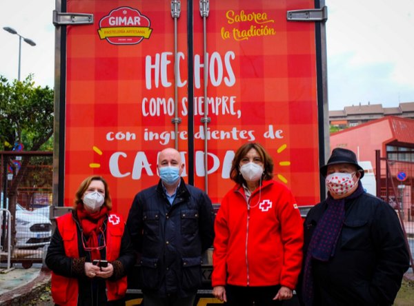 Pastelería GIMAR dona 6.000  productos estas navidades para Cruz Roja