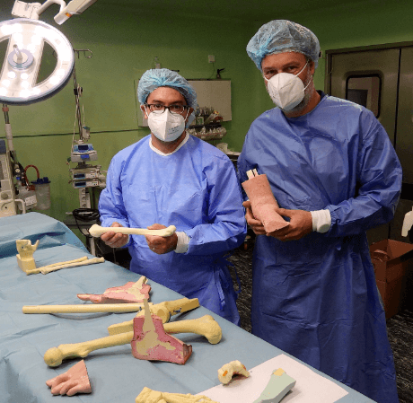 Arthromodel desarrolla desde CEEIM para Johnson & Johnson modelos anatómicos de “carne y hueso” que pueden operarse