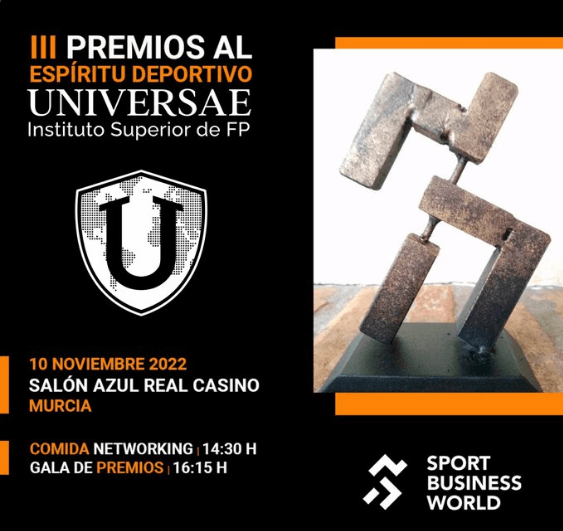 Úrsula Ruiz, Miguel Ángel López, Club Baloncesto Jairis Alcantarilla y Prevemur, galardonados en los Premios al Espíritu Deportivo UNIVERSAE - Sport Business World